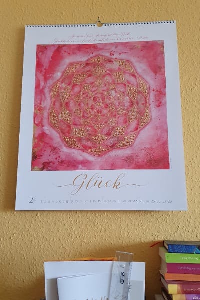 Kalenderblatt"Glück"